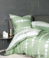 Janine Mako-Satin Bettwäsche 155X220,80x80 3 teilig...