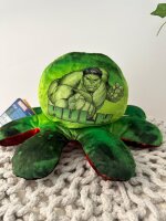 Oktopus Reversible Rainbow Kuscheltier Wende Plüschtier Octopus groß 30 cm doppelseitiger Flip Spielzeug Geschenkidee Octopus Marvel Hulk Thor