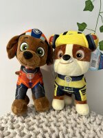 Plüsch Paw Patrol Kuscheltier Paw Patrol Plüschtier 27 cm Paw Patrol Rubble gelb