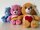 Glücksbärchi Kuscheltier Care Bears Plüsch Plüschfigur Teddybär Stofftier Glücksbärchen für Kinder Hurra Bärchi pink Bagclip 14 cm