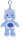 Glücksbärchi Kuscheltier Care Bears Plüsch Plüschfigur Teddybär Stofftier Glücksbärchen für Kinder Brumm Bärchi blau Bagclip 14 cm