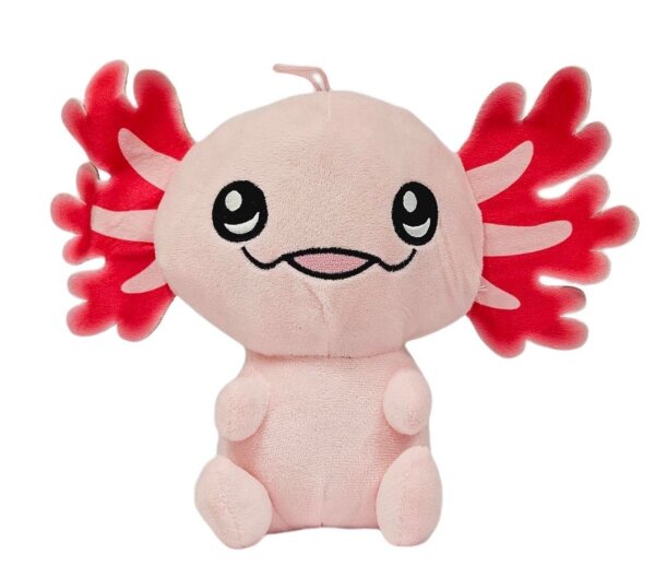 Axolotl Kuscheltier Echse Molch Figur Plüsch 12 cm Plüsch pink