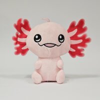 Axolotl Kuscheltier Echse Molch Figur Plüsch 12 cm Plüsch pink