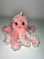 Soma Niedliche Krake Plüsch Spielzeug Octopus Puppe Kuscheltier Cartoon Oktopus Stofftiere Plüschtiere Geburtstag Geschenk Plüsch Krake rosa 15 cm