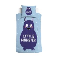 Little Monster Renforcé Bettwäsche 135x200 cm Little Monster blau