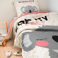 Little Monster Renforcé Bettwäsche 135x200 cm Koality Sleep Sand