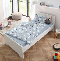 Kinderbettwäsche Biber 100x135 aus 100% Baumwolle |...