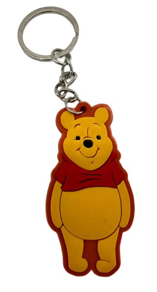 Schlüsselanhänger  Mini Anhänger Geschenk Cartoon Schlüsselanhänger Silikon Schlüsselanhänger für Handyhülle Charme Rucksack Geschenk Schlüsselanhänger Disney Winnie Pooh