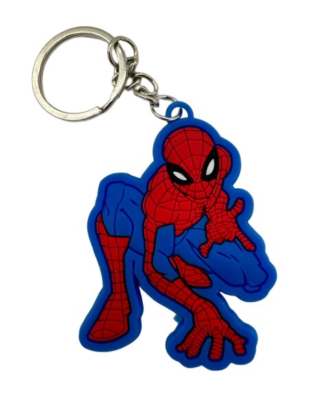 Schlüsselanhänger  Mini Anhänger Geschenk Cartoon Schlüsselanhänger Silikon Schlüsselanhänger für Handyhülle Charme Rucksack Geschenk Schlüsselanhänger Marvel Spiderman