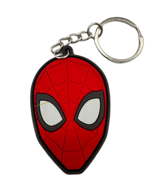 Schlüsselanhänger  Mini Anhänger Geschenk Cartoon Schlüsselanhänger Silikon Schlüsselanhänger für Handyhülle Charme Rucksack Geschenk Schlüsselanhänger Marvel Spiderman Kopf