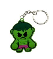 Schlüsselanhänger  Mini Anhänger Geschenk Cartoon Schlüsselanhänger Silikon Schlüsselanhänger für Handyhülle Charme Rucksack Geschenk Schlüsselanhänger Marvel Hulk