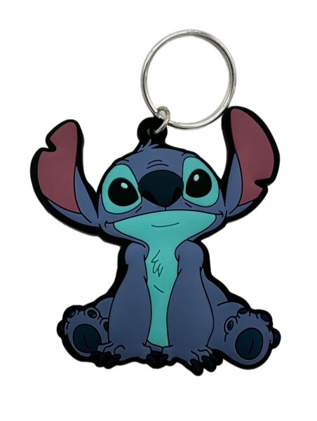 Schlüsselanhänger  Mini Anhänger Geschenk Cartoon Schlüsselanhänger Silikon Schlüsselanhänger für Handyhülle Charme Rucksack Geschenk Schlüsselanhänger Disney Lilo& Stitch Stitch