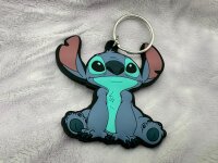 Schlüsselanhänger  Mini Anhänger Geschenk Cartoon Schlüsselanhänger Silikon Schlüsselanhänger für Handyhülle Charme Rucksack Geschenk Schlüsselanhänger Disney Lilo& Stitch Stitch