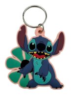 Schlüsselanhänger  Mini Anhänger Geschenk Cartoon Schlüsselanhänger Silikon Schlüsselanhänger für Handyhülle Charme Rucksack Geschenk Schlüsselanhänger Disney Lilo& Stitch Stitch Mund auf