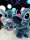 Disney Lilo und Stitch Kuscheltier Lilo und Stitch Plüschtier XXL 27 cm Stofftier Anime Kawaii Plush Stofftier Cute Plushie Halloween Weihnachten Geschenke für Kinder Stitch mit Decke