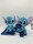 Disney Lilo und Stitch Kuscheltier Lilo und Stitch Plüschtier XXL 27 cm Stofftier Anime Kawaii Plush Stofftier Cute Plushie Halloween Weihnachten Geschenke für Kinder Stitch mit Decke