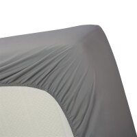 Ambiante Spannbettlaken Cotton Uni HL_Grey_UV_UV_160x200...