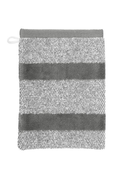 Beddinghouse Waschlappen Sheer Stripe_Anthracite_UV_UV_16x22 16 x 22 cm 3 x Waschlappen