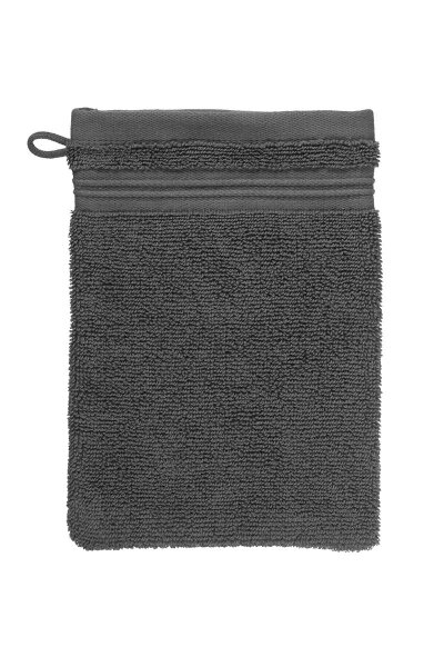 Beddinghouse Waschlappen Sheer_Anthracite_UV_UV_16x22 16 x 22 cm 3 x Waschlappen