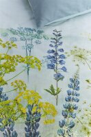 Beddinghouse Bettwäsche Wildflowers_Blue Green_DE_UV_155x220 155 x 220 cm + 1x 80 x 80 cm 1 Bettbezug, 1 Kissenbezug