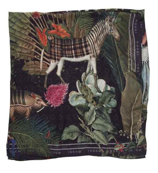 Beddinghouse Tagesdecke Menagerie XL Scarf_Raven_UV_UV_132x285 132x285 cm / 52x112 Inch 1 accessoire