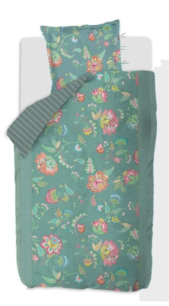 Pip Studio Kissenbezug Jambo Flower_Green_DE_UV_80x80 80 x 80 cm 1 Kissenbezug