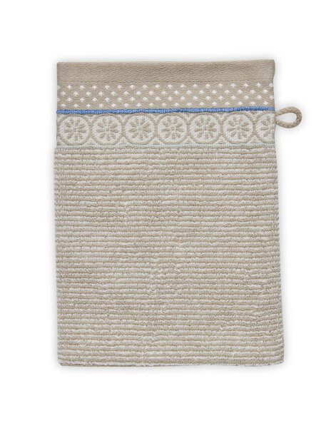 Pip Studio Waschlappen Soft Zellige_Khaki_UV_UV_16x22 16 x 22 cm 3 x Waschlappen