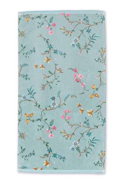 Pip Studio Handtuch Les Fleurs_Blue_UV_UV_55x100 55 x 100 cm 1 Handtuch