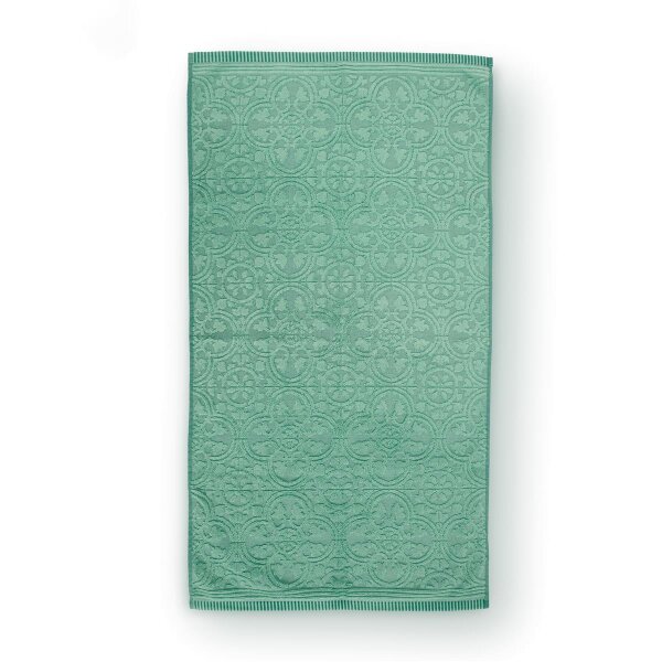 Pip Studio Handtuch Tile de Pip_Green_UV_UV_55x100 55 x 100 cm 1 Handtuch