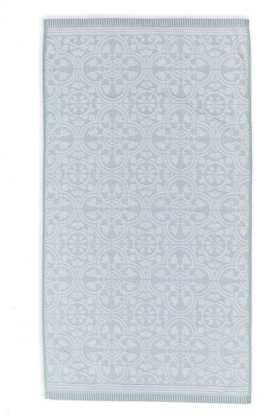 Pip Studio Handtuch Tile de Pip_Light Blue_UV_UV_55x100 55 x 100 cm 1 Handtuch