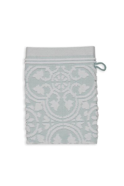 Pip Studio Waschlappen Tile de Pip_Light Blue_UV_UV_16x22 16 x 22 cm 3 x Waschlappen