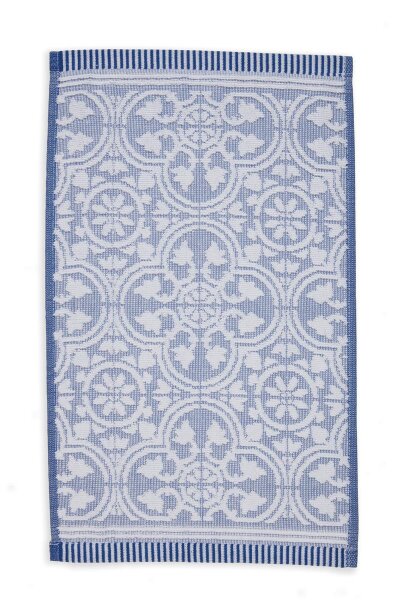 Pip Studio Gästehandtuch Tile de Pip_Blue_UV_UV_30x50 30 x 50 cm 1 Gästehandtuch