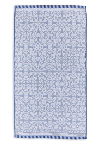 Pip Studio Handtuch Tile de Pip_Blue_UV_UV_55x100 55 x 100 cm 1 Handtuch