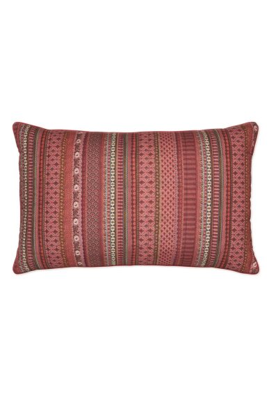 Pip Studio Dekokissen Ribbon Quilted Cushion_Red_UV_UV_45x70 45 x 70 cm 1 Zierkissen