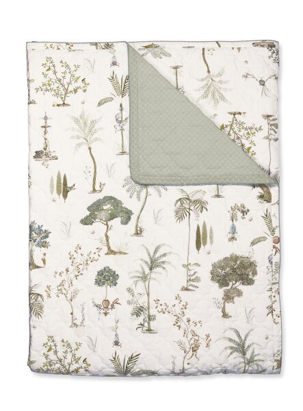 Pip Studio Tagesdecke Giardini di Frutta Quilt_White_UV_UV_180x260 1x 180x260 cm 1 Tagesdecke