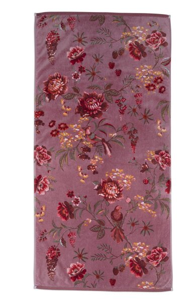 Pip Studio Duschtuch Secret Garden_Mauve_UV_UV_70x140 70 x 140 cm 1 Duschtuch