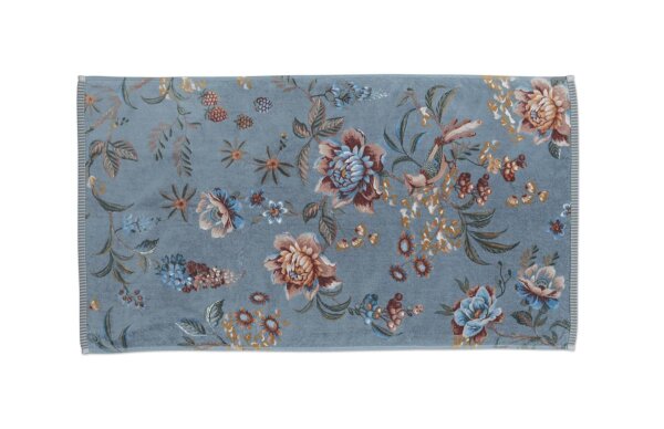 Pip Studio Handtuch Secret Garden_Blue_UV_UV_55x100 55 x 100 cm 1 Handtuch