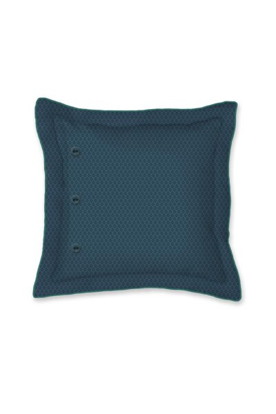 Pip Studio Dekokissen Pavoni Square Cushion_Dark Blue_UV_UV_45x45 1x 45x45 cm 1 Zierkissen