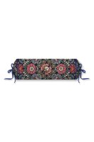 Pip Studio Dekokissen Il Ricamo Roll Cushion_Dark Blue_UV_UV_22x70 22 x 70 cm 1 Zierkissen