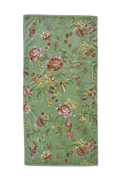 Pip Studio Duschtuch Secret Garden_Green_UV_UV_70x140 70 x 140 cm 1 Duschtuch