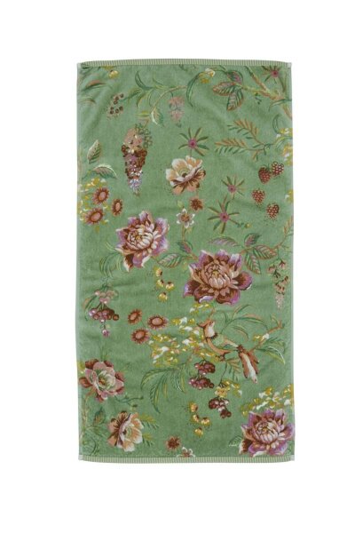 Pip Studio Handtuch Secret Garden_Green_UV_UV_55x100 55 x 100 cm 1 Handtuch