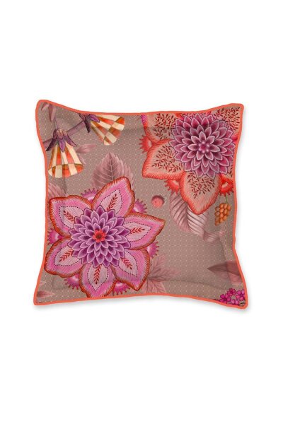 Pip Studio Dekokissen Viva La Vida Square Cushion_Pink_UV_UV_45x45 1x 45x45 cm 1 Zierkissen