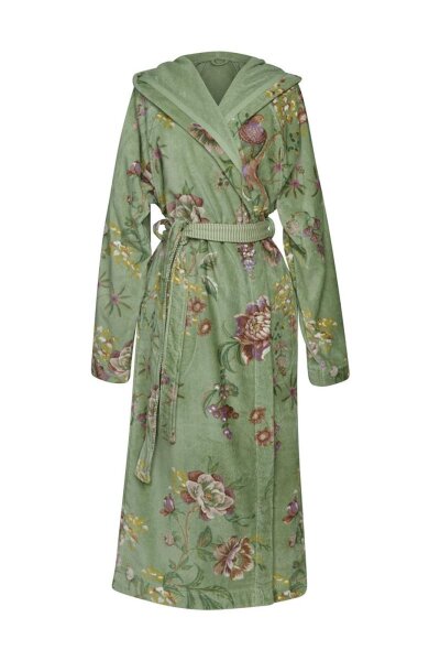 Pip Studio Bademantel Secret Garden Bathrobe_Green_UV_UV_XS XS 1 Bademantel