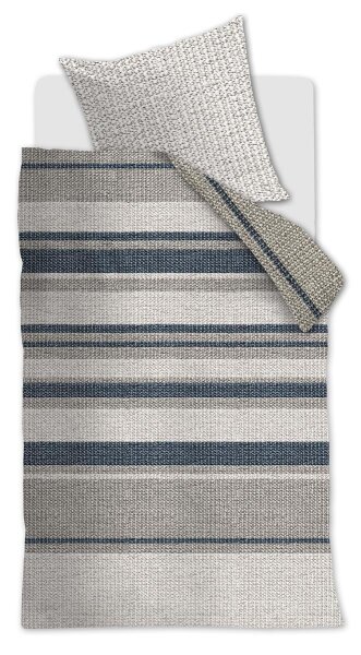 Rivièra Maison Kissenbezug Rattan Stripes_Blue Grey_DE_UV_80x80 80 x 80 cm 1 Kissenbezug