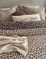 Rivièra Maison Bettwäsche Cheetah_Brown_DE_UV_155x220 155 x 220 cm + 1x 80 x 80 cm 1 Bettbezug, 1 Kissenbezug