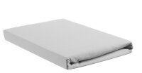 Rivièra Maison Spannbettlaken RIVIERA Lycra TDS_Light Grey_UV_UV_180/200x200/220 140 x 210 cm Steghöhe: 25 cm 1 Splittopper-Spannbettlaken