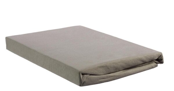 Rivièra Maison Spannbettlaken RIVIERA Lycra TD_Taupe_UV_UV_140/160x200/220 80/90 x 200/220 cm Steghöhe: 10 cm 1 Topper-Spannbettlaken