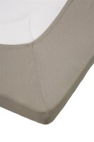 Rivièra Maison Spannbettlaken RIVIERA Lycra TD_Taupe_UV_UV_140/160x200/220 80/90 x 200/220 cm Steghöhe: 10 cm 1 Topper-Spannbettlaken