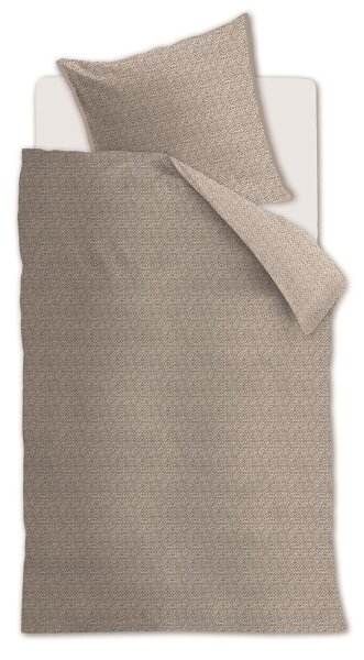 Rivièra Maison Bettwäsche Braided_Taupe_DE_UV_155x220 155 x 220 cm + 1x 80 x 80 cm 1 Bettbezug, 1 Kissenbezug