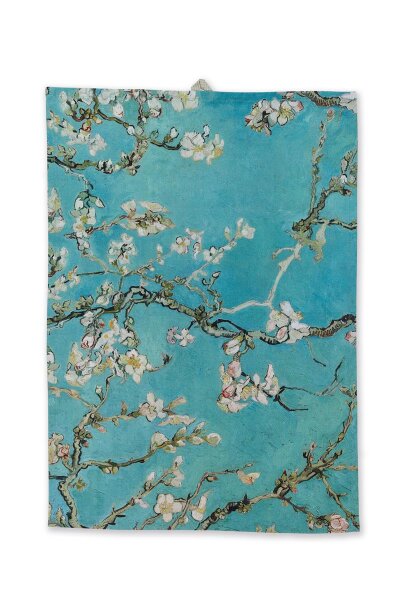 Beddinghouse x Van Gogh Museum Geschirrtuch Blossom Tea Towel_Blue_UV_UV_50x70 50 x 70 cm 1 Tea Towel